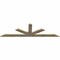 Ekena Millwork Saratoga Rough Sawn Timber Gable Bracket, Douglas Fir, 108"W x 31 1/2"H x 2"D x 6"F, 7/12 Pitch GBW108X31X0206SAR00RDF - alternate 2